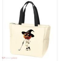 Skeleton Golf Pumpkin Golfing Golfer Halloween Costume Idea Tote Bag thumb 3
