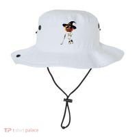 Skeleton Golf Pumpkin Golfing Golfer Halloween Costume Idea Bucket Hat thumb 0