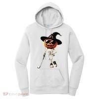 Skeleton Golf Pumpkin Golfing Golfer Halloween Costume Idea Women's Hoodie thumb 0