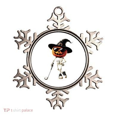 Skeleton Golf Pumpkin Golfing Golfer Halloween Costume Idea Ornament