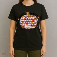 Spooky Groovy Pumpkin Halloween Day Retro Halloween T-Shirt thumb 4