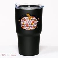 Spooky Groovy Pumpkin Halloween Day Retro Halloween Tumbler thumb 0