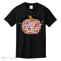 Spooky Groovy Pumpkin Halloween Day Retro Halloween Kids T-Shirt thumb 0