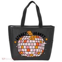 Spooky Groovy Pumpkin Halloween Day Retro Halloween Tote Bag thumb 0