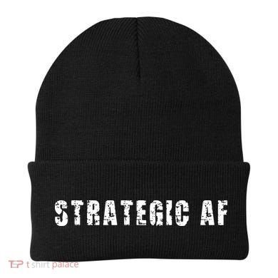 Strategy Game Player As Strategic AF Beanie