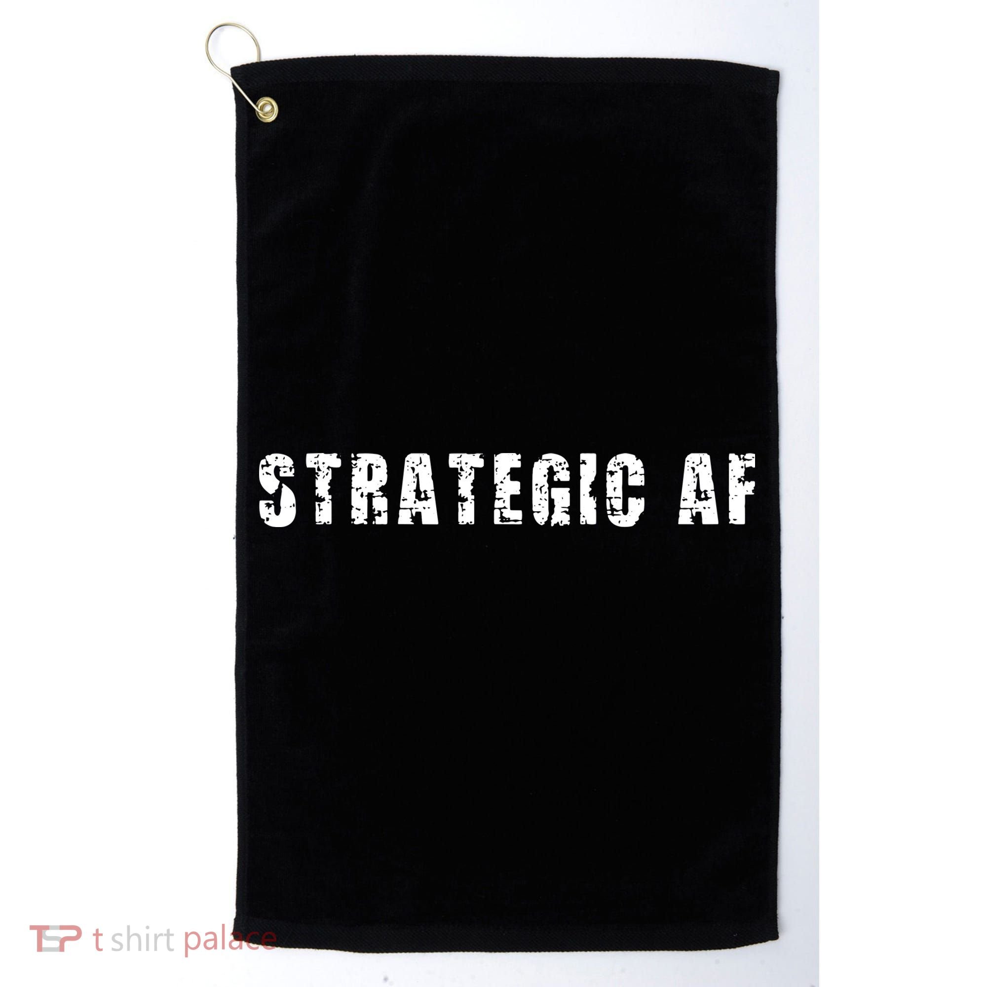 Strategy Game Player As Strategic AF Golf Towel
