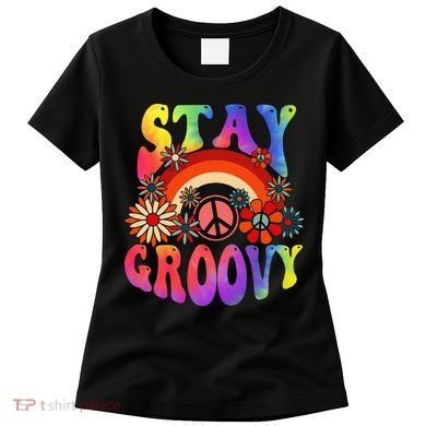 Stay Groovy Peace Sign Halloween Women's T-Shirt