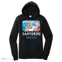 Santorini Greece Painting Souvenir Women's Hoodie thumb 0
