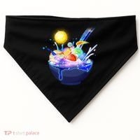 Space Galaxy Planets Cereal Bowl USA-Made Doggie Bandana thumb 0