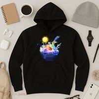 Space Galaxy Planets Cereal Bowl Hoodie thumb 3