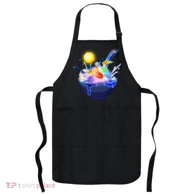 Space Galaxy Planets Cereal Bowl Apron