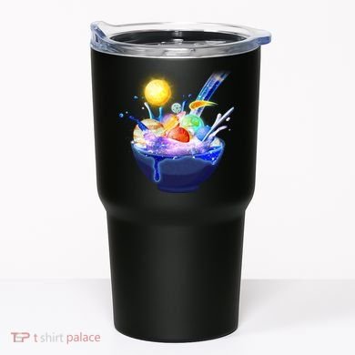 Space Galaxy Planets Cereal Bowl Tumbler