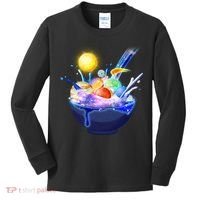 Space Galaxy Planets Cereal Bowl Kids Long Sleeve Shirt thumb 0