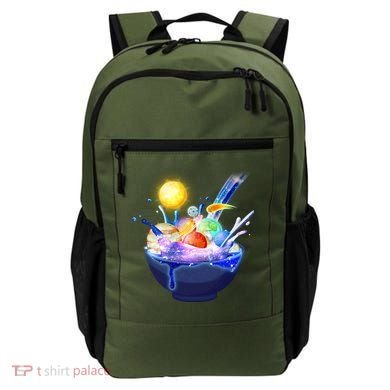 Space Galaxy Planets Cereal Bowl Backpack