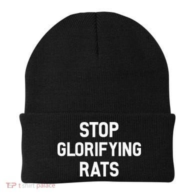 Stop Glorifying Rats Beanie