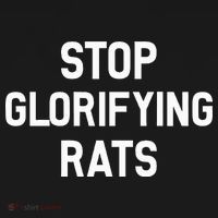Stop Glorifying Rats Polo thumb 3