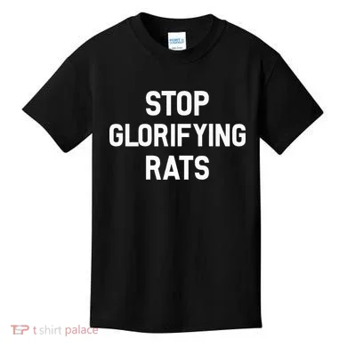 Stop Glorifying Rats Kids T-Shirt