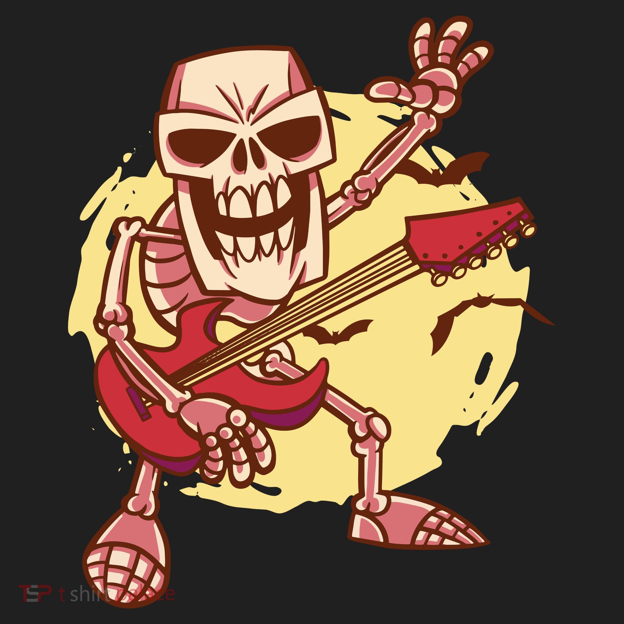 Skeleton Guitar Rock Women's Sweatshirt