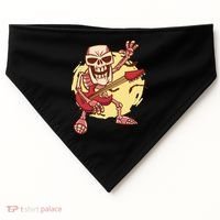 Skeleton Guitar Rock USA-Made Doggie Bandana thumb 0