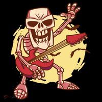 Skeleton Guitar Rock Pajama Set thumb 2