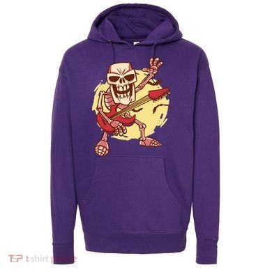 Skeleton Guitar Rock Hoodie