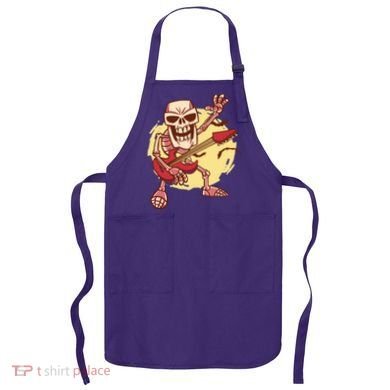 Skeleton Guitar Rock Apron