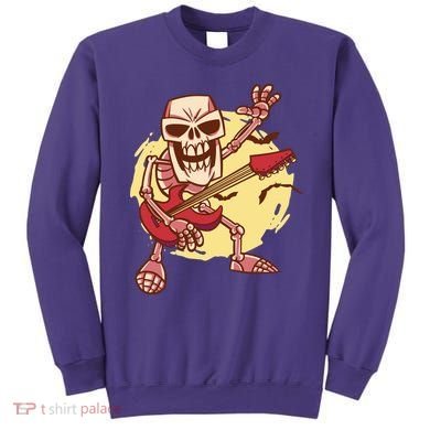 Skeleton Guitar Rock Sweatshirt