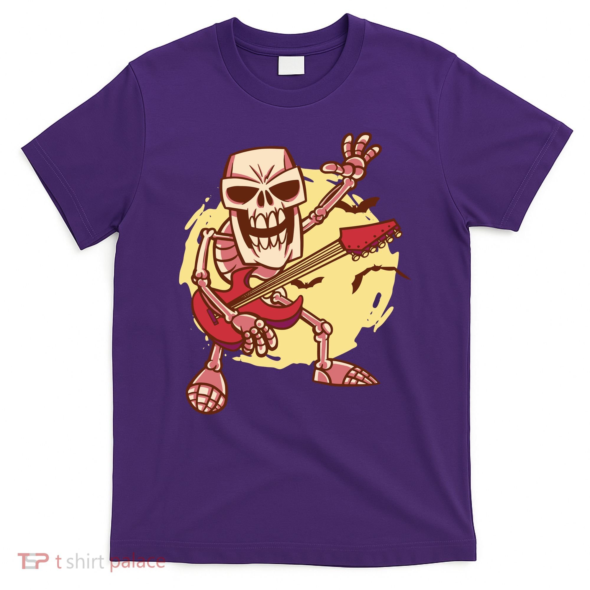 Skeleton Guitar Rock T-Shirt