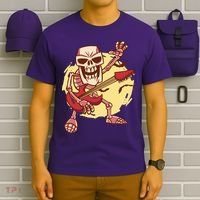 Skeleton Guitar Rock T-Shirt thumb 6