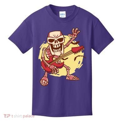 Skeleton Guitar Rock Kids T-Shirt