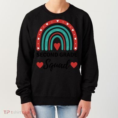 Second Grade Rocks Second Grade Squad Vibes Teacher Student Gift Women's Sweatshirt