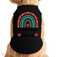 Second Grade Rocks Second Grade Squad Vibes Teacher Student Gift Doggie Tank thumb 0