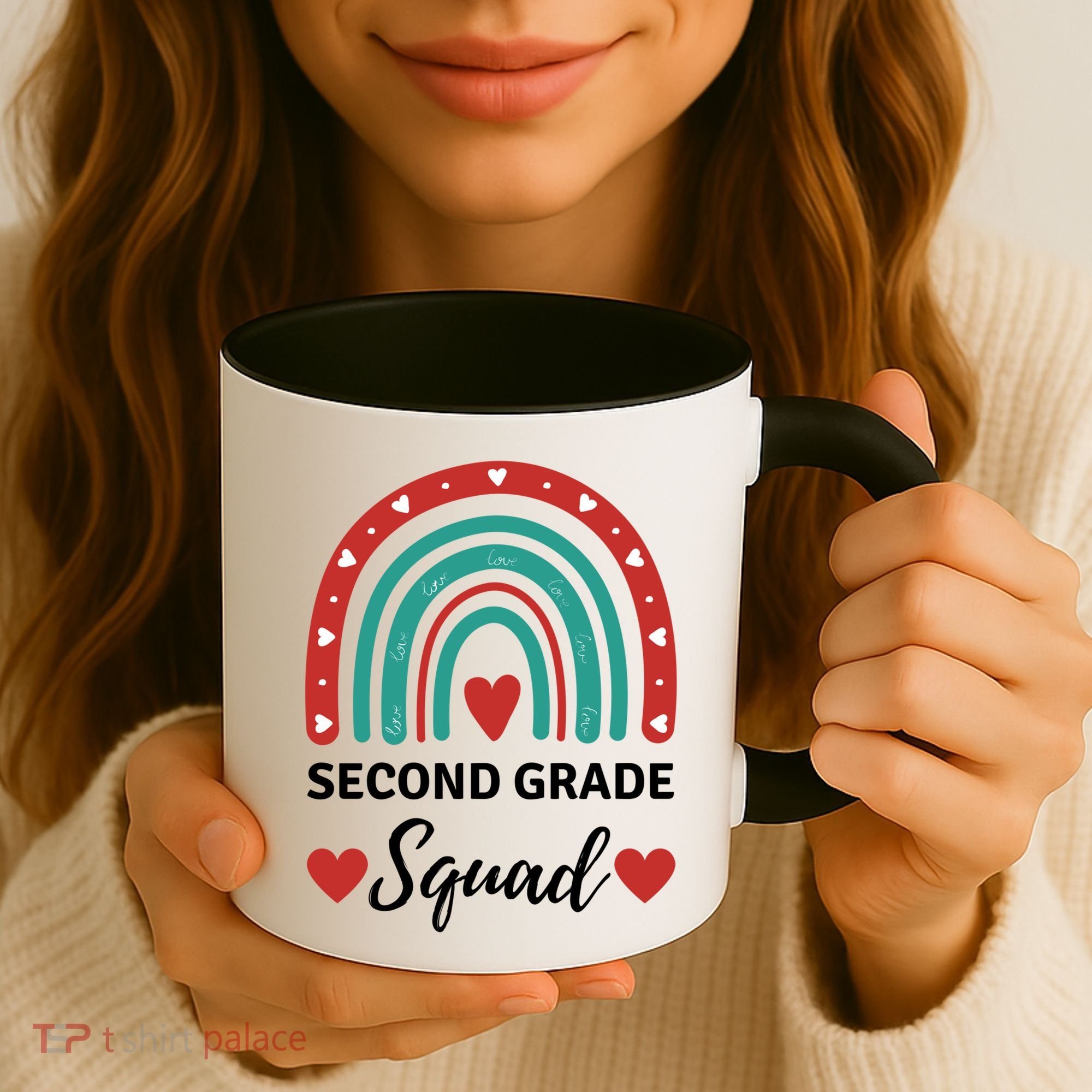 Second Grade Rocks Second Grade Squad Vibes Teacher Student Gift Coffee Mug