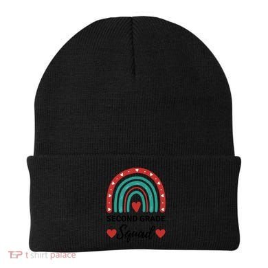 Second Grade Rocks Second Grade Squad Vibes Teacher Student Gift Beanie