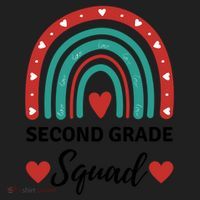 Second Grade Rocks Second Grade Squad Vibes Teacher Student Gift Hat thumb 2