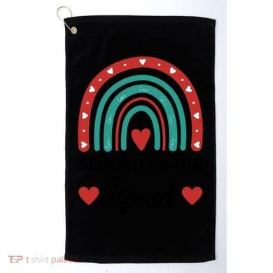 Second Grade Rocks Second Grade Squad Vibes Teacher Student Gift Golf Towel