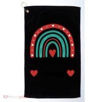 Second Grade Rocks Second Grade Squad Vibes Teacher Student Gift Golf Towel thumb 0