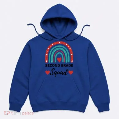 Second Grade Rocks Second Grade Squad Vibes Teacher Student Gift Hoodie