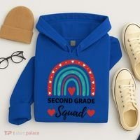Second Grade Rocks Second Grade Squad Vibes Teacher Student Gift Hoodie thumb 4