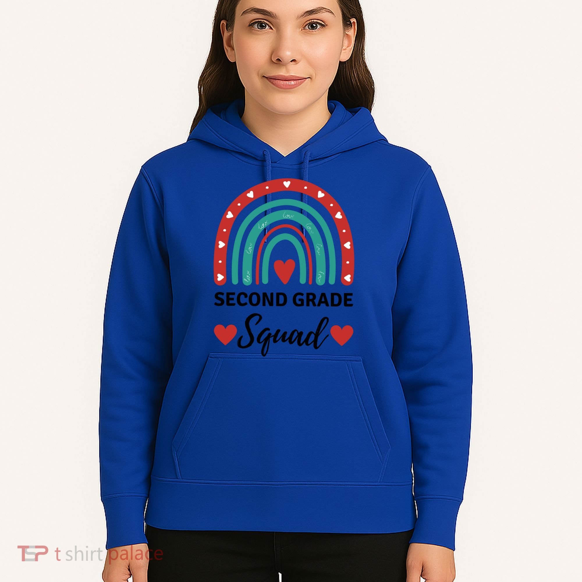 Second Grade Rocks Second Grade Squad Vibes Teacher Student Gift Hoodie