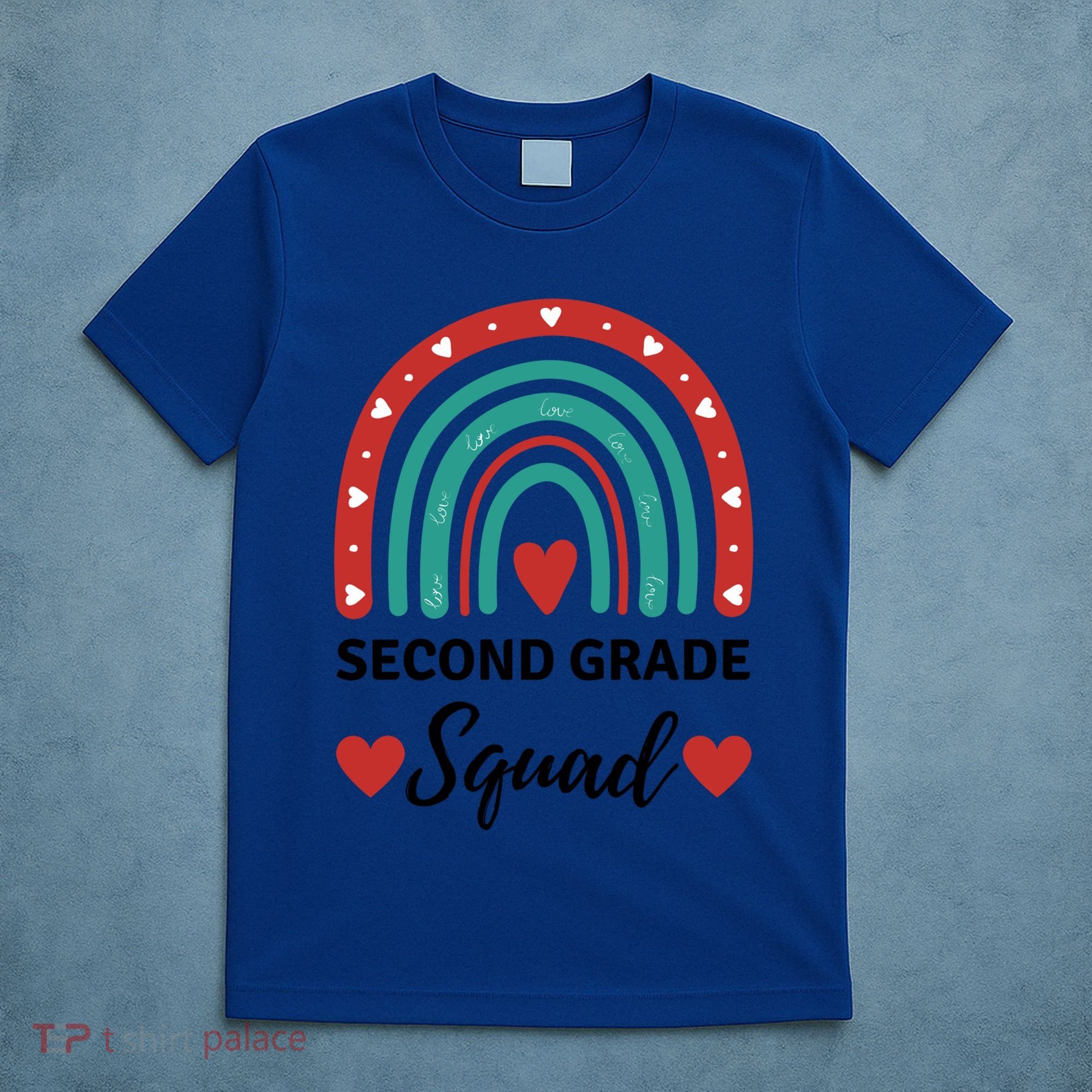 Second Grade Rocks Second Grade Squad Vibes Teacher Student Gift T-Shirt