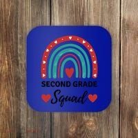 Second Grade Rocks Second Grade Squad Vibes Teacher Student Gift Coaster thumb 0