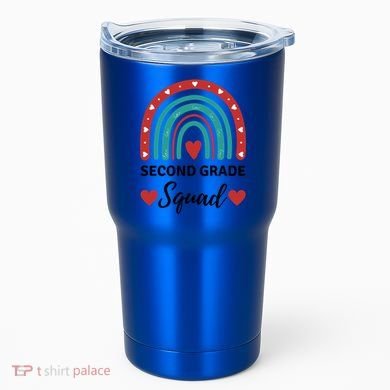 Second Grade Rocks Second Grade Squad Vibes Teacher Student Gift Tumbler