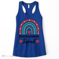 Second Grade Rocks Second Grade Squad Vibes Teacher Student Gift Women's Tank Top thumb 0