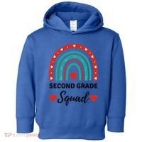 Second Grade Rocks Second Grade Squad Vibes Teacher Student Gift Toddler Hoodie thumb 0