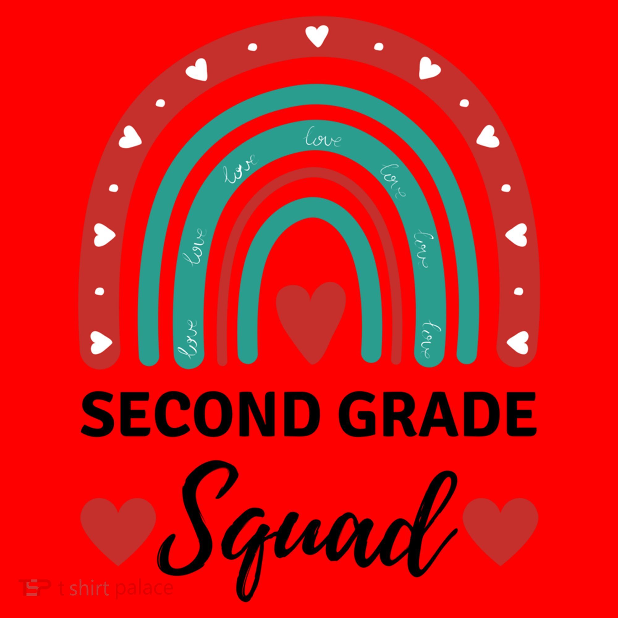 Second Grade Rocks Second Grade Squad Vibes Teacher Student Gift Santa Hat