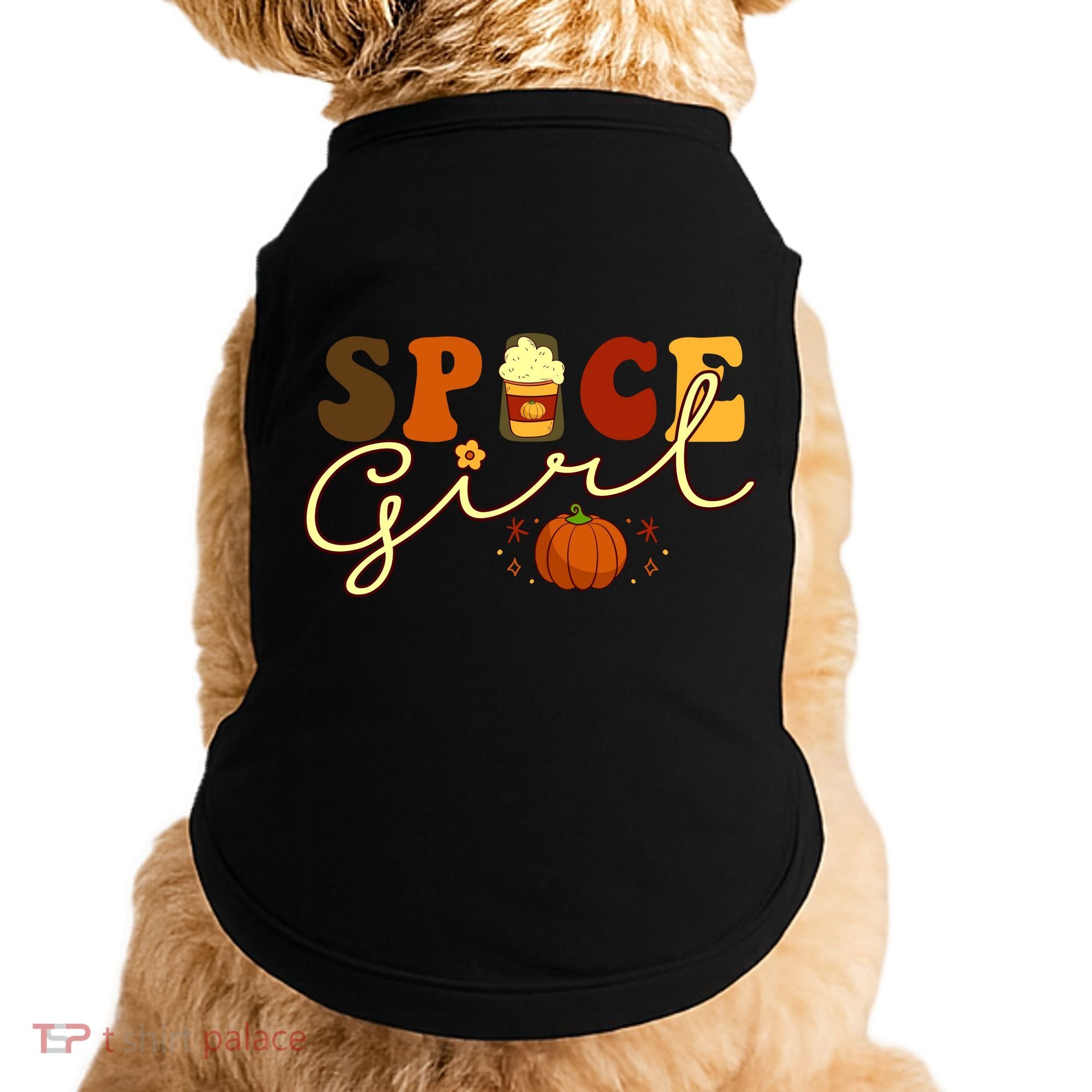 Spice Girl Retro Thankful Gift For Thanksgiving Doggie Tank