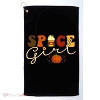 Spice Girl Retro Thankful Gift For Thanksgiving Golf Towel thumb 0