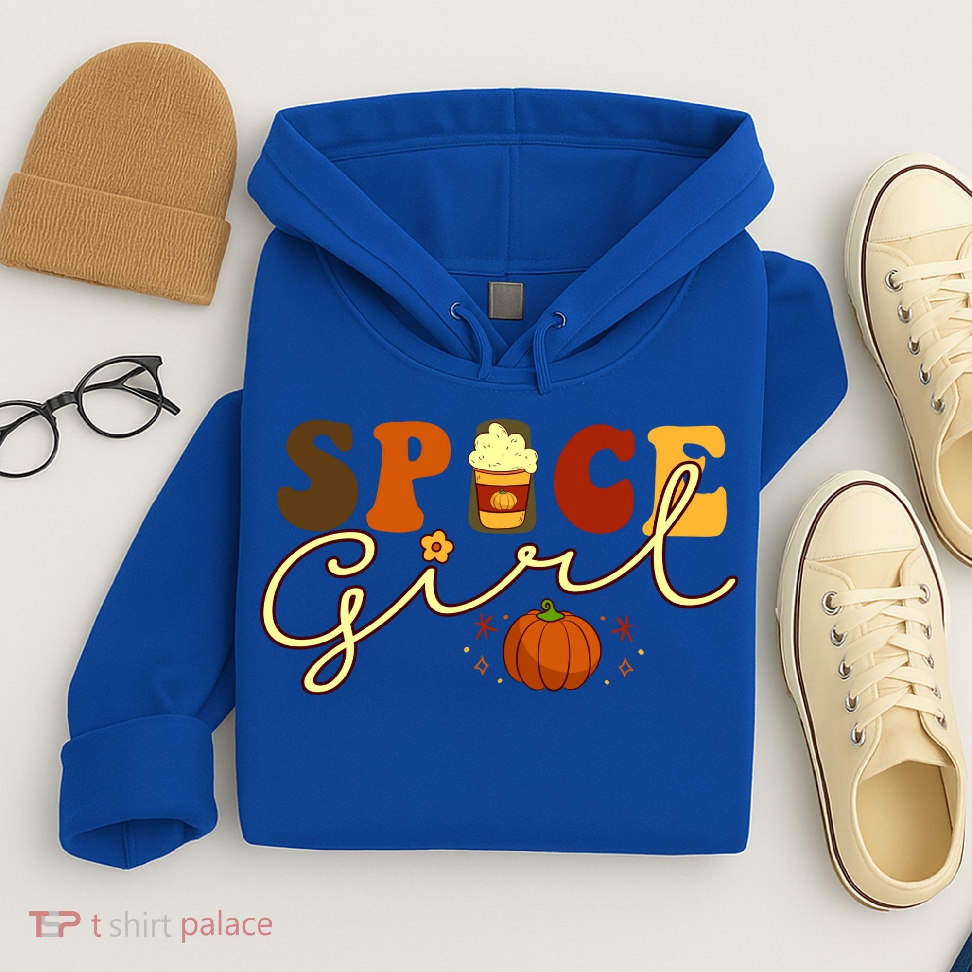 Spice Girl Retro Thankful Gift For Thanksgiving Hoodie