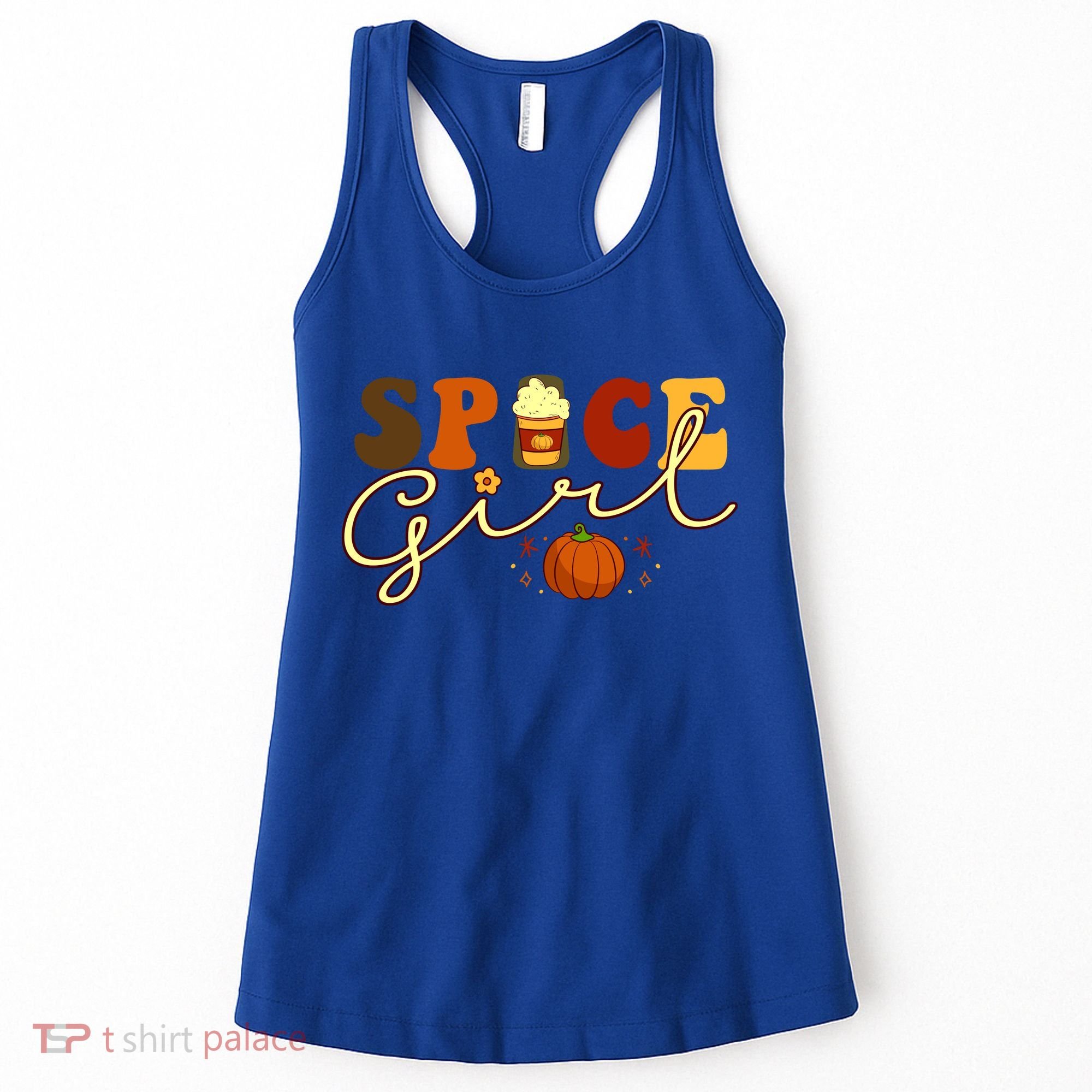 Spice Girl Retro Thankful Gift For Thanksgiving Women's Tank Top